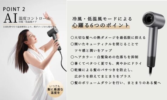 NISSYO ヘアドライヤー 2