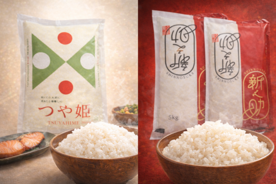 山形県産『つや姫』VS新潟県産『新之助』、極上新米を徹底比較〜迷わない極上米選び(5)