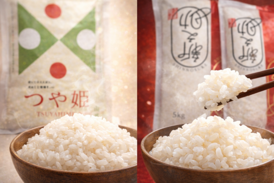山形県産『つや姫』VS新潟県産『新之助』、極上新米を徹底比較〜迷わない極上米選び(2)