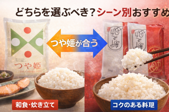 山形県産『つや姫』VS新潟県産『新之助』、極上新米を徹底比較〜迷わない極上米選び(3)