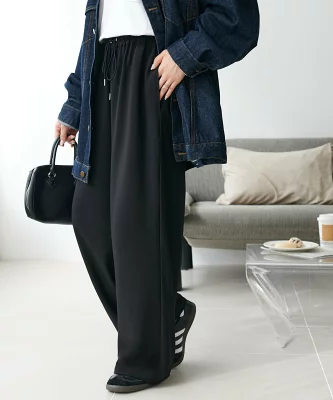 -3kg見え!とろみイージーパンツ【ユニセックス】