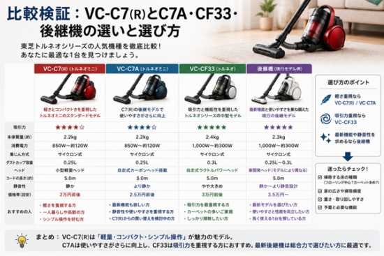 東芝 サイクロン式クリーナー グランレッド VC-C7(R)